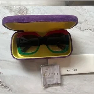 Gucci | Accessories | Gucci Multicolor Sunglasses With Case  display picture 3